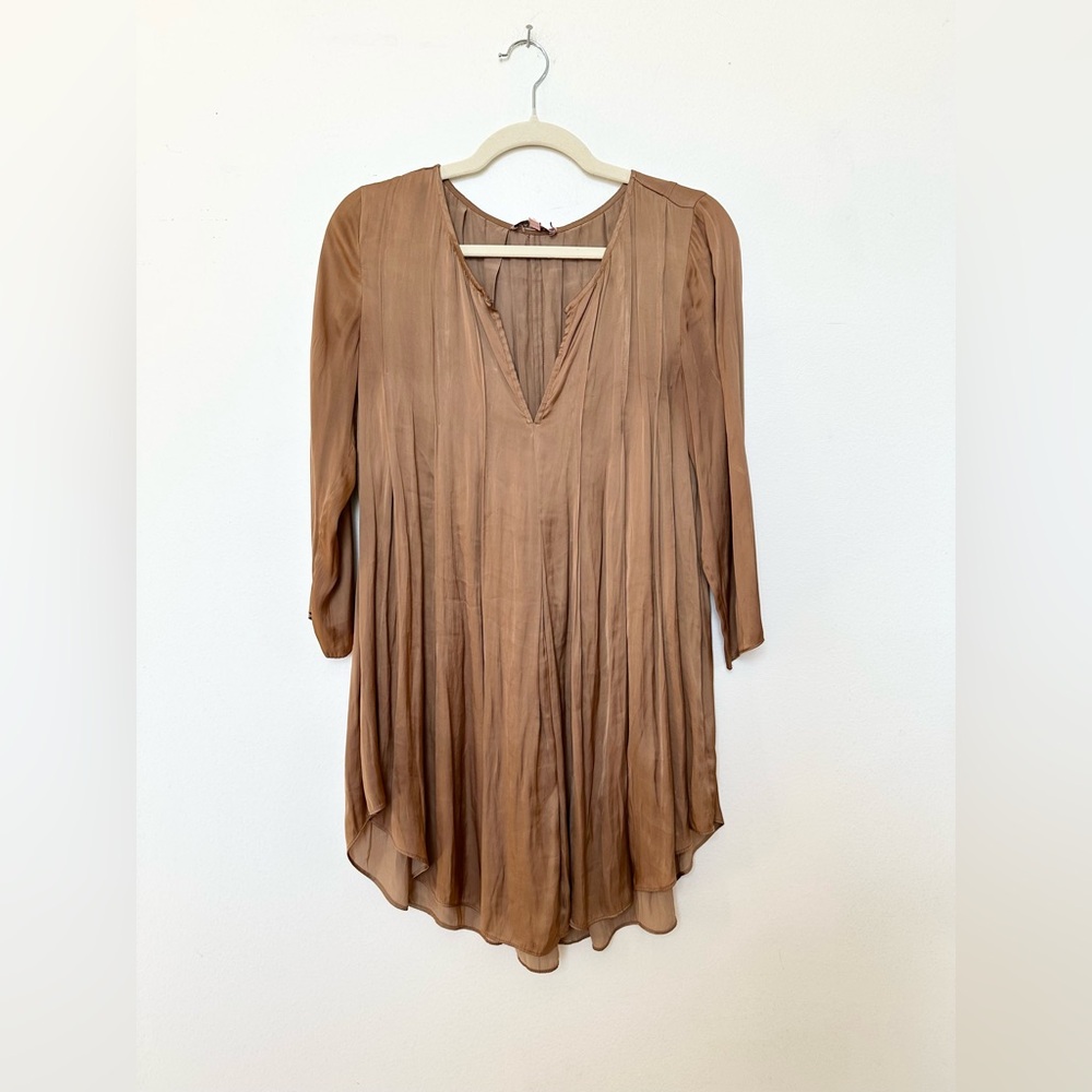 Calypso St. Barth brown tunic top